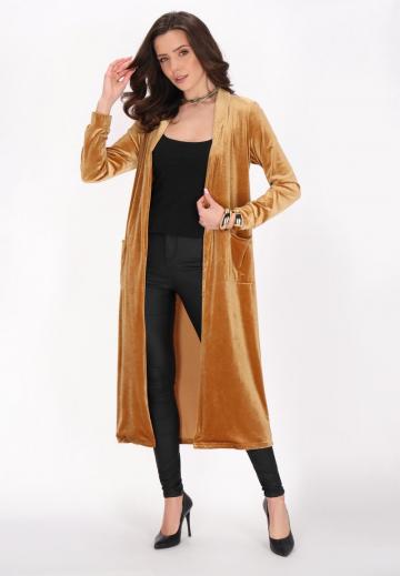 Длинный жилет