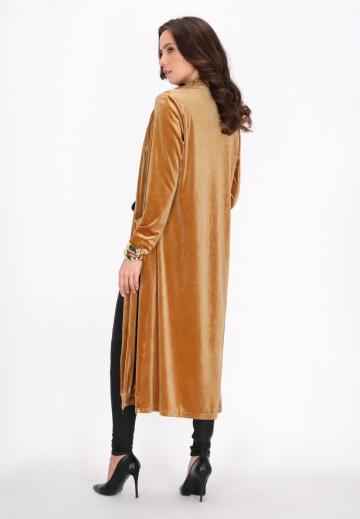 Длинный жилет