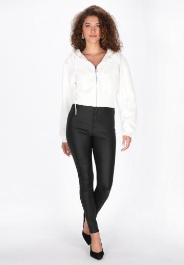 Пуловер с капюшоном