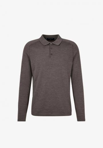 Поло с длинным рукавом