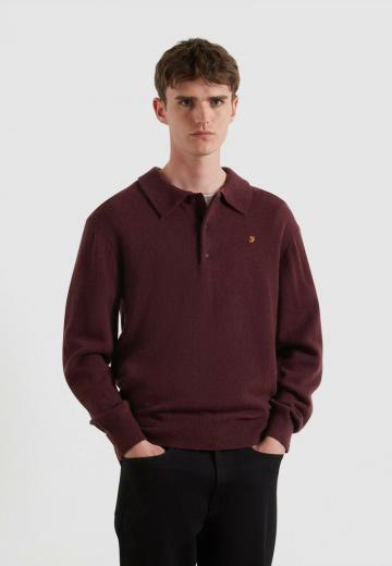 Поло с длинным рукавом