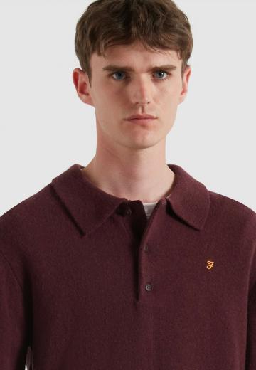 Поло с длинным рукавом