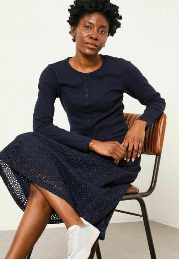 Вязаное платье