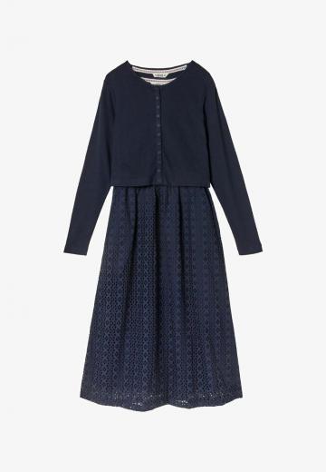 Вязаное платье