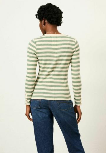 Пуловер в полоску