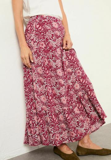 Юбка с воланами