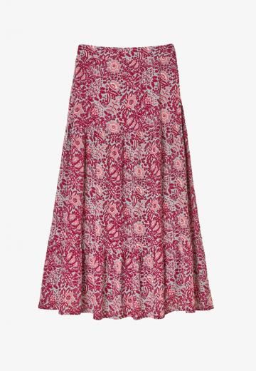 Юбка с воланами