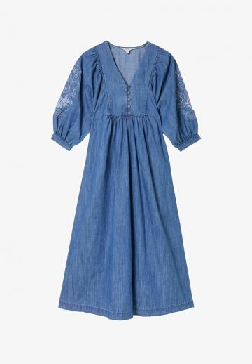 Джинсовое платье