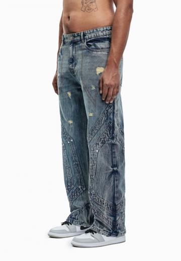 Прямые джинсы