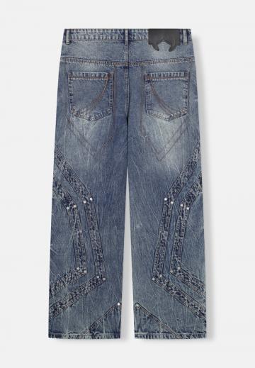 Прямые джинсы