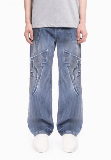 Прямые джинсы