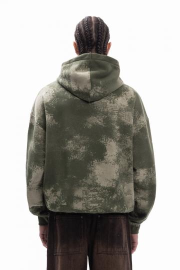 Пуловер с капюшоном