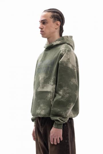 Пуловер с капюшоном