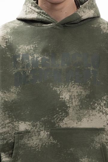 Пуловер с капюшоном