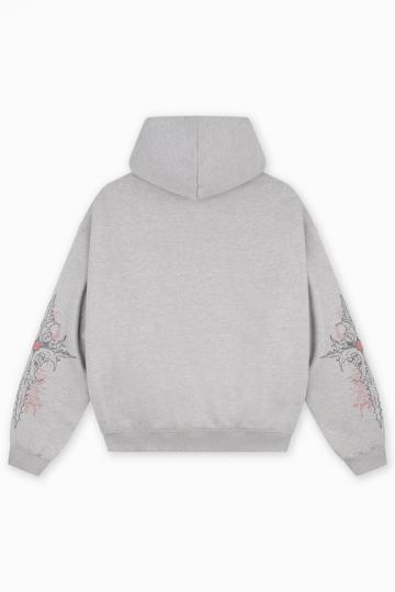 Пуловер с капюшоном