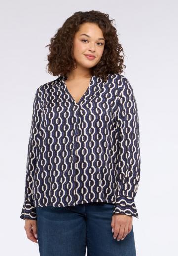 Атласная блузка