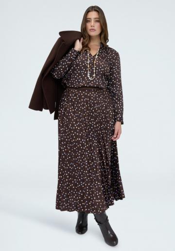 Атласная блузка