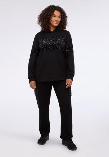 Пуловер с капюшоном