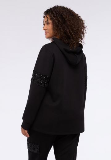 Пуловер с капюшоном