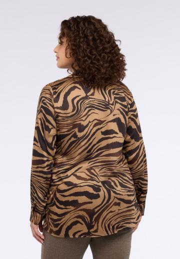 Атласная блузка