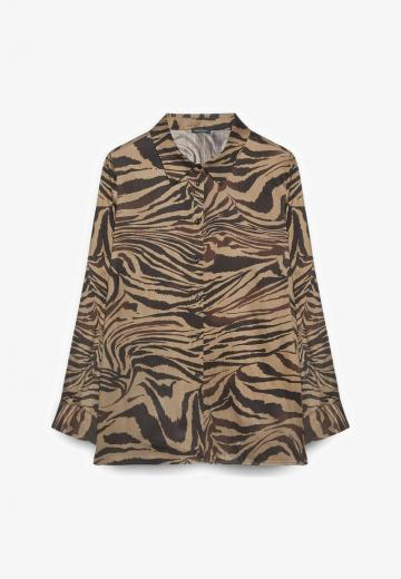 Атласная блузка