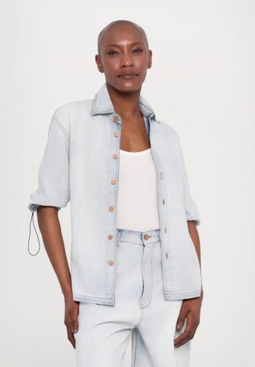 Джинсовая блузка