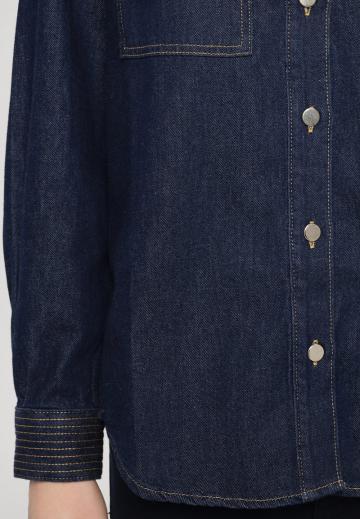 Джинсовая блузка