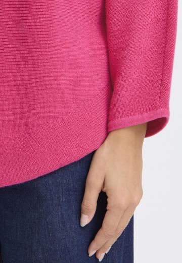 Пуловер с рукавом три четверти