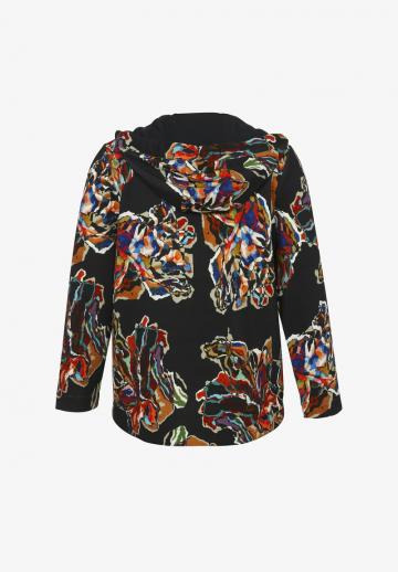 Пуловер с капюшоном