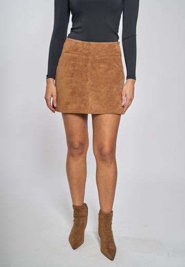 Кожаная юбка