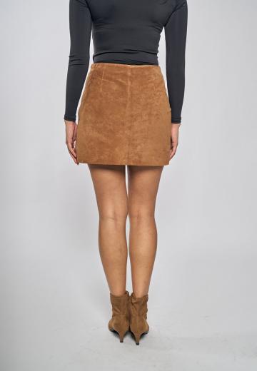 Кожаная юбка