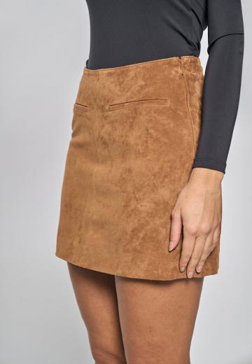 Кожаная юбка