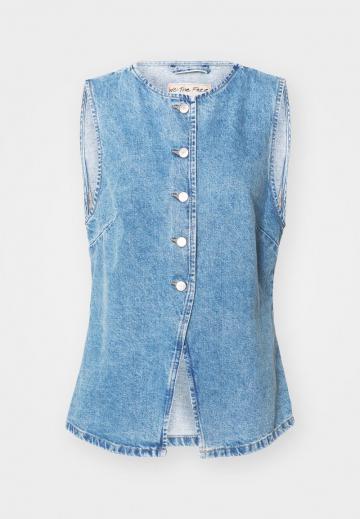 Джинсовая жилетка