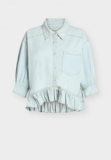 Джинсовая блузка