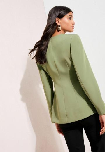 Длинный блейзер