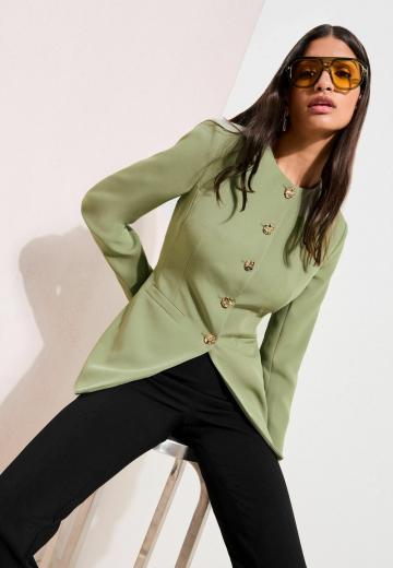 Длинный блейзер