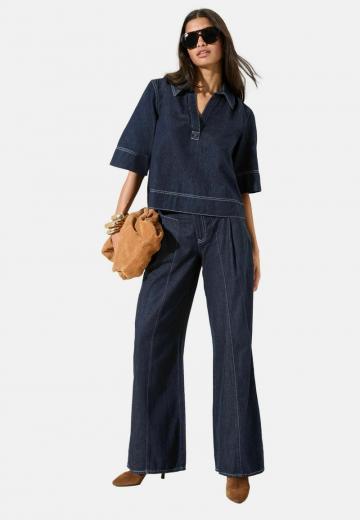 Джинсовая блузка