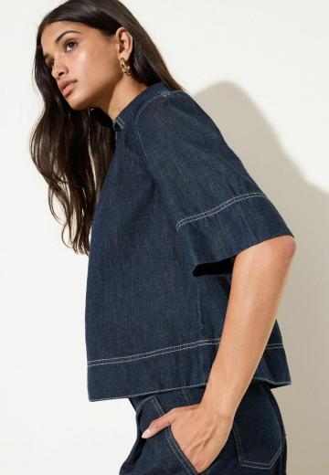Джинсовая блузка