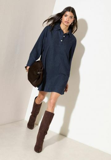 Джинсовое платье