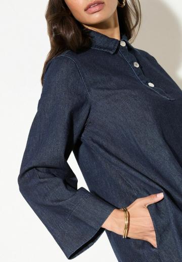 Джинсовое платье