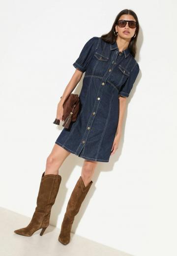 Джинсовое платье