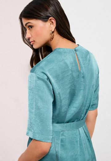 Атласная блузка