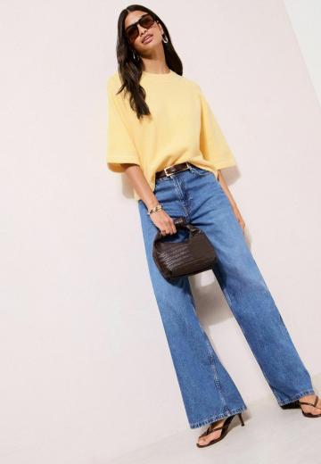 Пуловер с рукавом три четверти