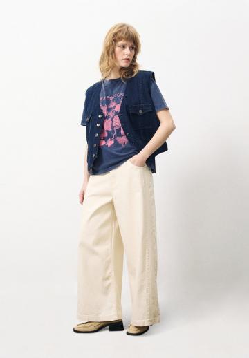 Джинсовая жилетка