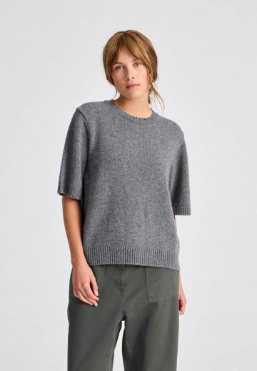 Пуловер с рукавом три четверти