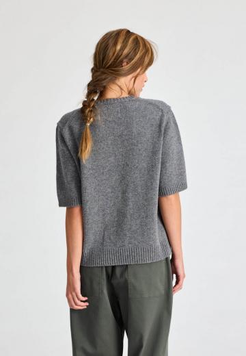 Пуловер с рукавом три четверти