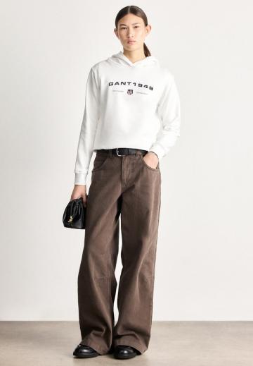 Пуловер с капюшоном