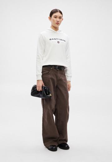 Пуловер с капюшоном