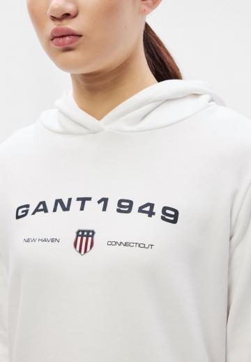 Пуловер с капюшоном