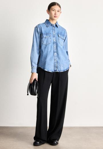 Джинсовая блузка